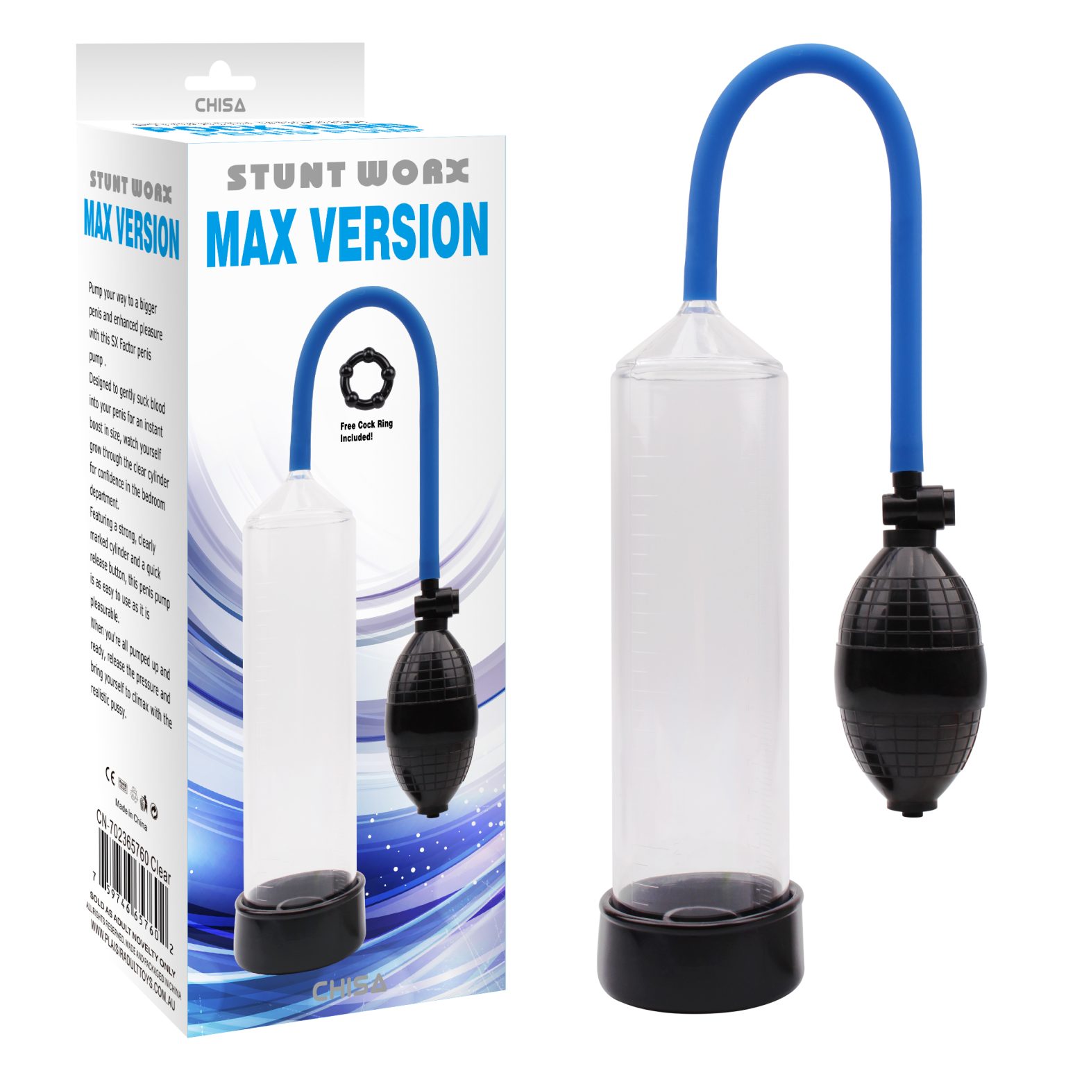 Bomba De Vacío “Max Version” Transparente 5760Clear