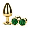 Golden Anal Plug With Diamond 5