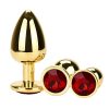 Golden Anal Plug With Diamond 6