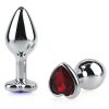 Heart Jeweled Stainless Steel Butt Plug – Silver 3