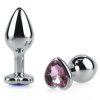 Heart Jeweled Stainless Steel Butt Plug – Silver 5