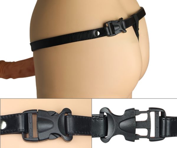 Arnés Con Prótesis Vibradora Unisex Hollow Strap On