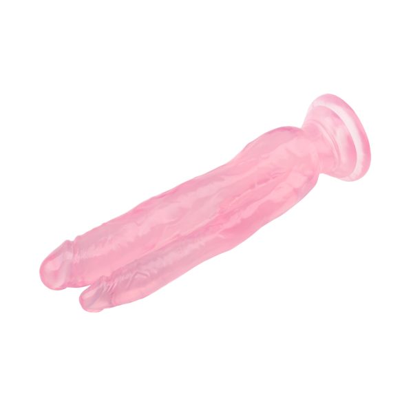 Consolador Doble Hi Rubber Pink