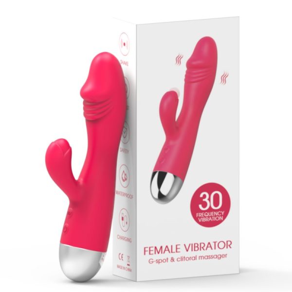 Vibrador Dual Con Masajeador Clitorial 2