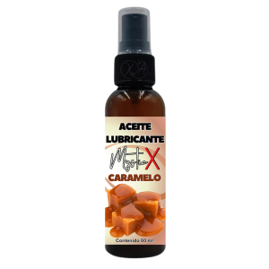 Aceite Lubricante Comestible Mystic X Caramelo 60 ml. (Dispensador)