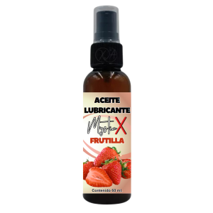 Aceite Lubricante Comestible Mystic X Frutilla 60 ml. (Dispensador)