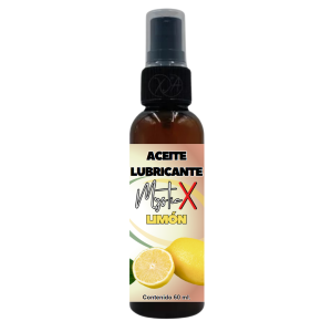 Aceite Lubricante Comestible Mystic X Limón 60 ml. (Dispensador)