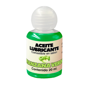 Aceite Lubricante Comestible Mystic X Manzana Verde 20 ml.
