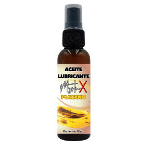 Aceite Lubricante Comestible Mystic X Plátano 60 ml. (Dispensador)