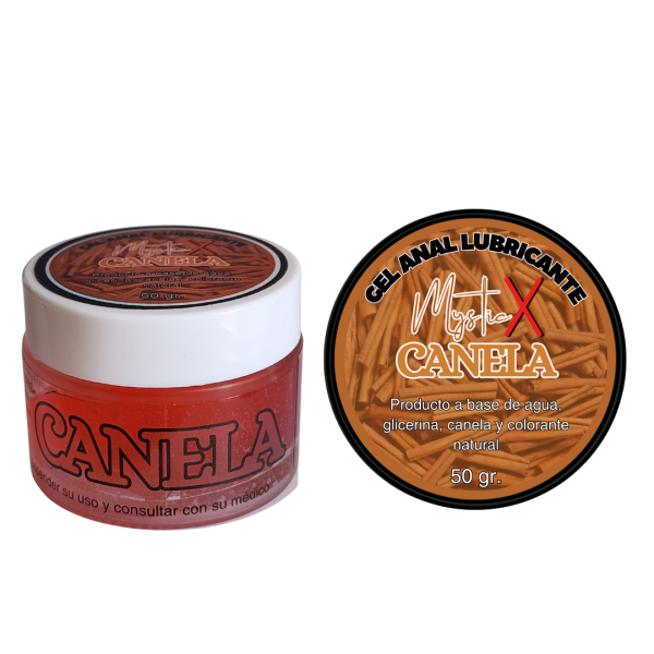 Gel Anal Lubricante Con Canela Mystic X Pomo 50 gr.