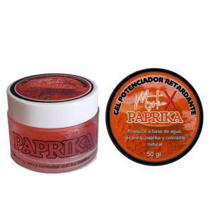 Gel Efecto Potenciador Masculino Con Paprika Mystic X Pomo 50 gr.