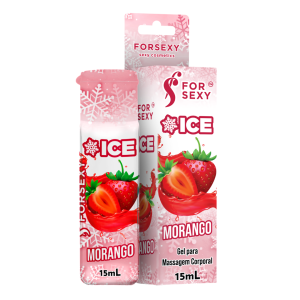 Gel Frío Ice Frutilla 15 ml.