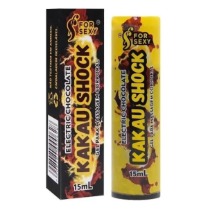 Kakau Shock Efecto Calor Y Electrizante Sabor Chocolate 15 ml.