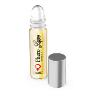 Phero Love – Feromona Femenina Roll On 10 ml (Amarilla).