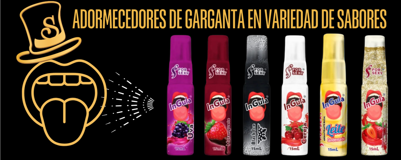 ADORMECEDORES DE GARGANTA EN VARIEDAD DE SABORES