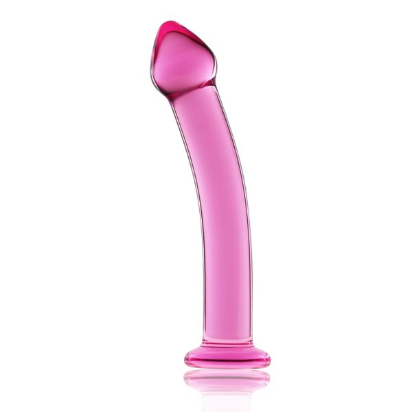 Dildo De Cristal 7.5″ Glass Romance COD-GS03pk
