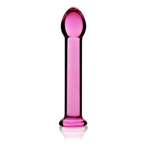 Dildo De Cristal 7″ Glass Romance COD-GS01pk