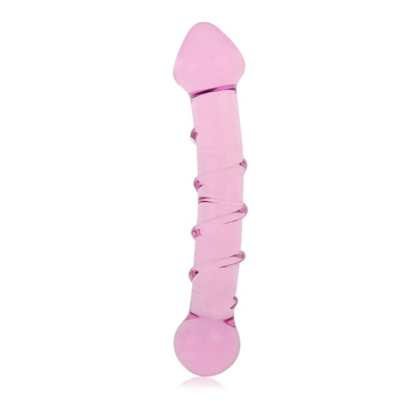Dildo De Cristal 7″ Glass Romance COD-GS05pk